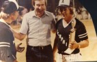 Gail Burnett & Bobby Simmons Of AAA Sponsored Softball Team